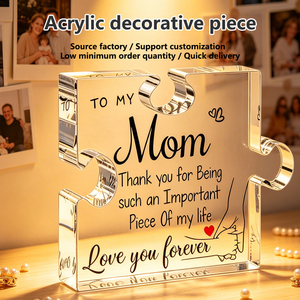 Ornement de table en acrylique transparent, pièce <span class=keywords><strong>d</strong></span>écorative épaissie, livraison rapide directe usine - Product Image 3