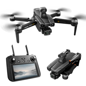 Pro Drones 3-Axis <b>Gimbal</b> 6KM Long Range Screen Remote 4K 5G Plastic Foldable With Drones PRO - Product Image 1