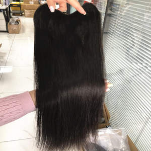 새로운 스타일 V 모양 클립 실제 인모 토퍼 V 부분 클립 인 헤어 익스텐션 - Product Image 5