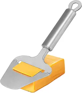 Couteau à fromage de 9.3 pouces en acier inoxydable, outil pratique, réutilisable et facile à utiliser, robuste