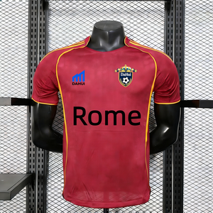 2526 Italia Roma Club, Equipación Local y Visitante Roja, Versión Jugador/Aficionado, Servicio OEM, Envío Rápido, Venta al por Mayor de Fábrica - Product Image 1