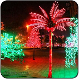 Illuminazione per Progetti: Palme e Alberi di Cocco a LED Verdi Luminosi - Product Image 3
