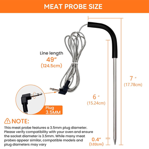 Voedselvleesthermometer Sonde Vervanging Voor Pit Boss Pellet Grills En Rokers - Product Image 4