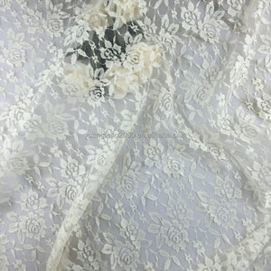 New Polyester Hoa Mẫu Đơn Hoa Ren Vải thoáng khí không đàn hồi <span class=keywords><strong>Jacquard</strong></span> lưới vải tuyn cho nhà dệt & rèm cửa & lưới chống muỗi - Product Image 4