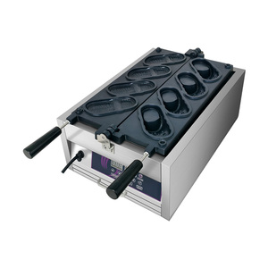 Gaufrier Électrique Commercial en Acier Inoxydable Antiadhésif en Forme <span class=keywords><strong>de</strong></span> <span class=keywords><strong>Crocs</strong></span> avec Affichage <span class=keywords><strong>de</strong></span> la Température et Minuterie, Haute Productivité pour Snacks - Product Image 2