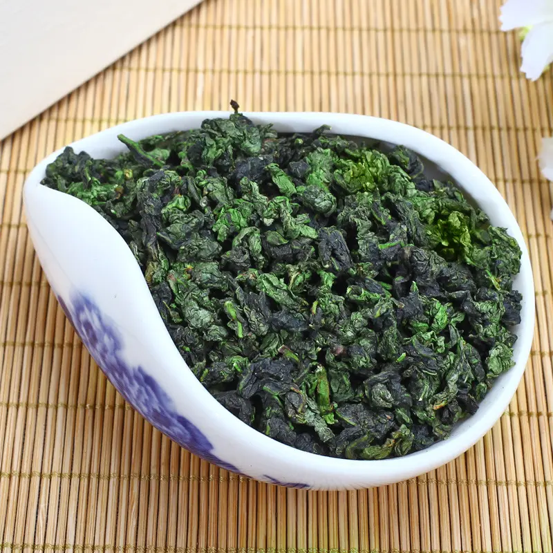 spring organic tieguanyin high mountain green loose leaf oolong tea organic