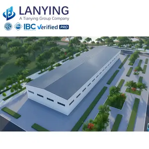 Fournisseur de la Chine Structure en acier préfabriquée à ossature en acier Bâtiments d'aéroport Entrepôt Structure en acier léger