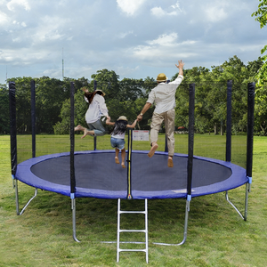 Trampoline Extérieur Pliable de Haute Qualité, Grand Modèle de 8 <span class=keywords><strong>Pieds</strong></span>, <span class=keywords><strong>avec</strong></span> Filet de Sécurité, pour Jardin, Enfants, Sauts Amusants, Fête <span class=keywords><strong>d</strong></span>'Anniversaire, <span class=keywords><strong>Jeu</strong></span> en PVC et PP - Product Image 2