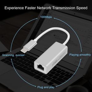 <strong>USB</strong> C <strong>Ethernet</strong> <strong>Adapter</strong> External Wired <strong>Network</strong> Card for MacBook Windows 7/8/10 Laptop <strong>USB</strong> Type-C <strong>Ethernet</strong> RJ45 <strong>Lan</strong> Stock - Product Image 5
