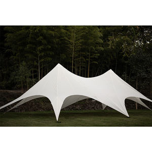 Toldo cuadrado súper grande 129 ligero de doble pico a prueba de lluvia al aire libre protector solar toldo para acampar por línea de productos de lona - Product Image 2