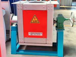 शुनचेंग उच्च उत्पादकता 380v 50kw छोटे स्टेनलेस स्टील तांबे के लौह पिघलने वाली इलेक्ट्रिक भट्ठी हाथ-क्रैंक्ड इंडक्शन कॉइल - Product Image 2