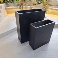 Nouveaux pots de fleurs en fibre de verre créatifs pour la vente en gros, style européen, personnalisables, modernes, antiques, romains, contemporains, décoratifs, pour le sol, le jardin, avec drainage