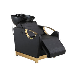 Thai-Style Semi-Reclining Salon <b>Shampoo</b> <b>Chair</b> with Massage Feature Hair Salon Special Basin for Hair Washing - Product Image 2