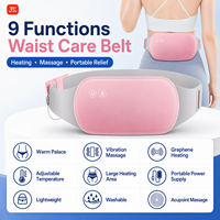 Meilleur Prix Jinke Ceinture Chauffante Portable Ajustable pour Soulagement des Douleurs Menstruelles et Dysménorrhées, Massage des Points d'Acupression