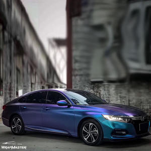 Wrapmaster ไวนิลเคลือบเงารถยนต์1.52*17ม. เคลือบเพชรสีม่วงสีน้ำเงินป้องกันรอยขีดข่วนสำหรับตัวรถ - Product Image 5