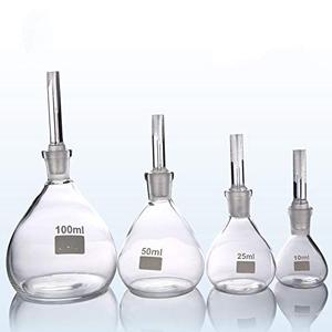 <span class=keywords><strong>Pycnometer</strong></span> ขวดแก้วความถ่วงจำเพาะ,ขวดแก้วทนความร้อนสูง10มล. ก้นแบนพร้อมจุกปิดรูแก้วบอโรซิลิเกต - Product Image 1