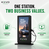 Fabricant de chargeurs DC pour véhicules électriques 30kW 40kW 60kW 80kW avec écran publicitaire de 65 pouces pour les acheteurs mondiaux