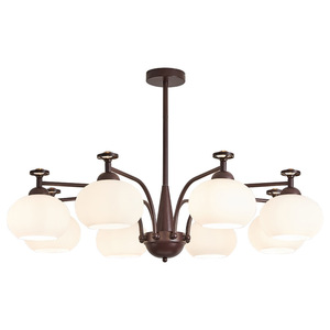 Vintage Style Living Room Chandelier Multi Head Led <b>Light</b> Round Shape E26 Bulb Base Home Use - Product Image 3