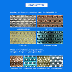 Aidear água para ar trocador de calor bobina alumínio fin trocador de calor para refrigerador seco - Product Image 3