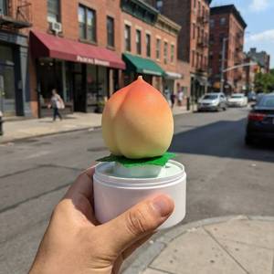 Gelato 3D a Forma di Frutta con Vero Polpa di Pesca, <span class=keywords><strong>Alta</strong></span> Qualità, Gusto Pesca, Confezione in Scatola Virale, Vendita all'Ingrosso - Product Image 3