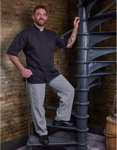 Personalizzare <span class=keywords><strong>pantaloni</strong></span> Cargo da uomo nero bianco pied de poule uniforme da <span class=keywords><strong>donna</strong></span> stampati <span class=keywords><strong>pantaloni</strong></span> larghi a 6 tasche produttore - Product Image 5