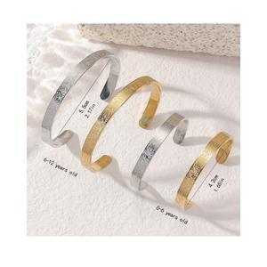 <span class=keywords><strong>Braccialetto</strong></span> alla Moda in Stile Arabo con Ayatul, Gioiello in Acciaio Inossidabile Intagliato per Bambini - Product Image 1