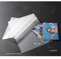 Film plastique laminé PET/EVA feuille de papier 100 pièces 60-250mic A4 A3 pochettes de plastification transparentes Film pour cartes de fichiers Photos