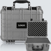 Étui de protection rigide portable, étanche aux intempéries, pour appareil photo compact, avec mousse sur mesure, adapté à l'utilisation de drones, d'appareils photo et d'équipements