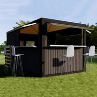 Vente en gros Conteneur modulaire personnalisé Restaurant Maison bar Café bar préfabriqué