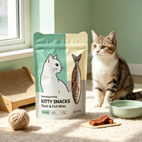 Sachets personnalisés en nylon, BOPP et feuille d'aluminium imprimés par gravure, réutilisables, haute qualité, pour aliments pour animaux de compagnie, friandises spéciales pour chiens et chats