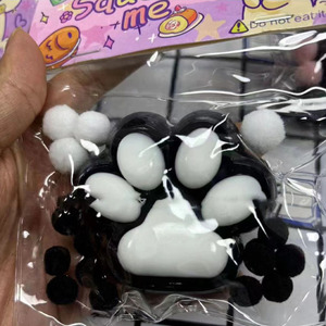 <b>Cat</b> Paw Vent Toy TPR Stress Relief Funny <b>Squishy</b> Toys Kitten Squeeze Pinching Kitten Fidget Toy for 5-7 Years Children Wholesale - Product Image 2