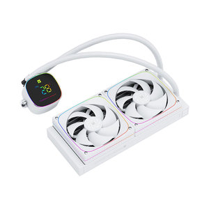 Système de refroidissement par eau numérique <span class=keywords><strong>HORIZON</strong></span> 240 DIGITAL ARGB NOIR Blanc avec roulements à fluide en cuivre et aluminium pour boîtier d'ordinateur - Product Image 1