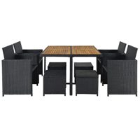 Style moderne 3 pièces Ensemble de Bistro pour l'extérieur Nouveau style de meubles de restaurant Matériau en rotin et acier