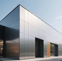 Revestimiento de Paredes, Paneles Compuestos de Aluminio con Recubrimiento de PVDF y PE, Alucobond, para Fachadas Interiores y Exteriores