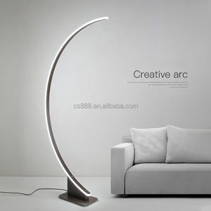 Lampadaire moderne postmoderne LED RGB <span class=keywords><strong>Foscarini</strong></span> Support en laiton Éclairage minimaliste Corps en aluminium Finition fer or noir Salon - Product Image 6