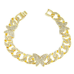 Cuban Chain <b>Bracelet</b> <b>Bracelet</b>, Hip Hop Hiphop Cool Hipster Light Luxury Jewelry Tanjing - Product Image 1