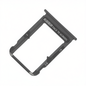 Vassoio porta SIM Xiaomi Mi9 in alluminio nero/grigio, ricambio per accessorio cellulare - Product Image 1