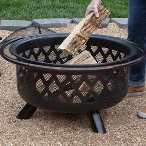 Nouveau design Foyer d'extérieur facile à assembler Barbecue Cheminée à bois avec barbecue <span class=keywords><strong>Plancha</strong></span> - Product Image 3