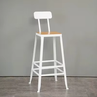Table de bar murale moderne en bois massif à hauteur réglable, tabouret haut étroit pour usage domestique, hôtelier, commercial, café, salon de thé