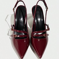 Sandales d'été élégantes pour femmes aux couleurs vives, à talons, à bout ouvert et à brides de cheville, pour l'extérieur