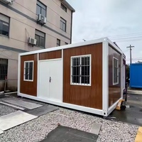 Structure en acier à prix d'usine de haute qualité Module préfabriqué Petite maison Type d'assemblage Maison en conteneur habitable