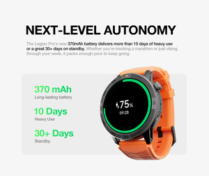 Reloj Inteligente AGM W1 Pro con GPS, Brújula, Mapa Offline, Resistente al Agua 5ATM/IP68, Más de 100 Modos Deportivos, Pantalla AMOLED, Batería con Duración de 11-30 Días - Product Image 4