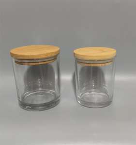<span class=keywords><strong>Grande</strong></span> portacandele vuoto all'ingrosso di alta qualità e barattolo di candela <span class=keywords><strong>in</strong></span> <span class=keywords><strong>vetro</strong></span> trasparente con coperchio per la realizzazione di <span class=keywords><strong>candele</strong></span> - Product Image 2