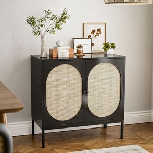New cross-border dining <b>sideboard</b>, household kitchen <b>storage</b> rack, multi-functional <b>storage</b> cabinet, large capacity sundries - Product Image 3