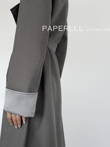 <span class=keywords><strong>Trench</strong></span> Coat di Alta Qualità per <span class=keywords><strong>Donna</strong></span>, <span class=keywords><strong>Giacca</strong></span> Lunga con Doppio Colletto Grande, Design Patchwork Colorato per l'Autunno - Product Image 5