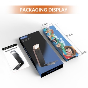 EGH Colorful Comic Skin Shade Clip-on LED Book <b>Light</b> Battery-Powered Reading Lamp with Bookmark <b>Light</b> for Home or Office Use - Product Image 4