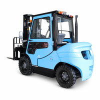4.5 Ton Dizel Forklift, Dengeli Forklift, 4500kg Kapasiteli Dizel Motorlu Yük Taşıma Makinesi