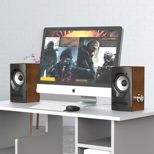 Loa Bằng Gỗ Âm Thanh 2.0 Đa Phương Tiện Máy Tính Để Bàn Máy Tính Xách Tay Tất Cả Trong Một Máy Tính Để Bàn USB Loa Có Dây Điều Khiển Điều Chỉnh Âm Lượng - Product Image 4