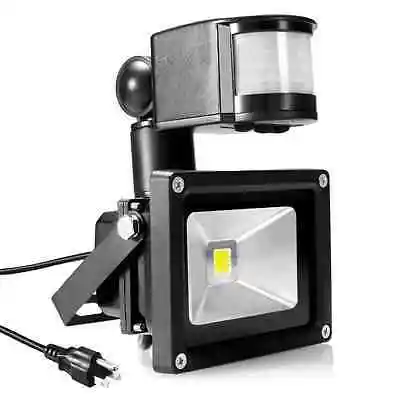 10W 20W 50W LED Motion Sensor Flood Light IP65 Waterproof Outdoor Security Light Fixture