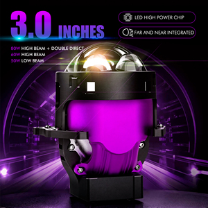 Phares LED Chenlang 3 pouces haute puissance CLX30PRO, mini projecteur laser double lentille <span class=keywords><strong>H4</strong></span> Bi-LED Canbus pour voiture - Product Image 2